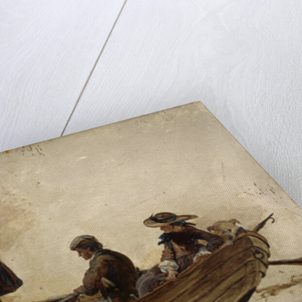 Rev. Thomas Guthrie, 1803 - 1873. Preacher and philanthropist (With his children, Patrick and Anne, fishing on Lochlee) by Sir George Harvey